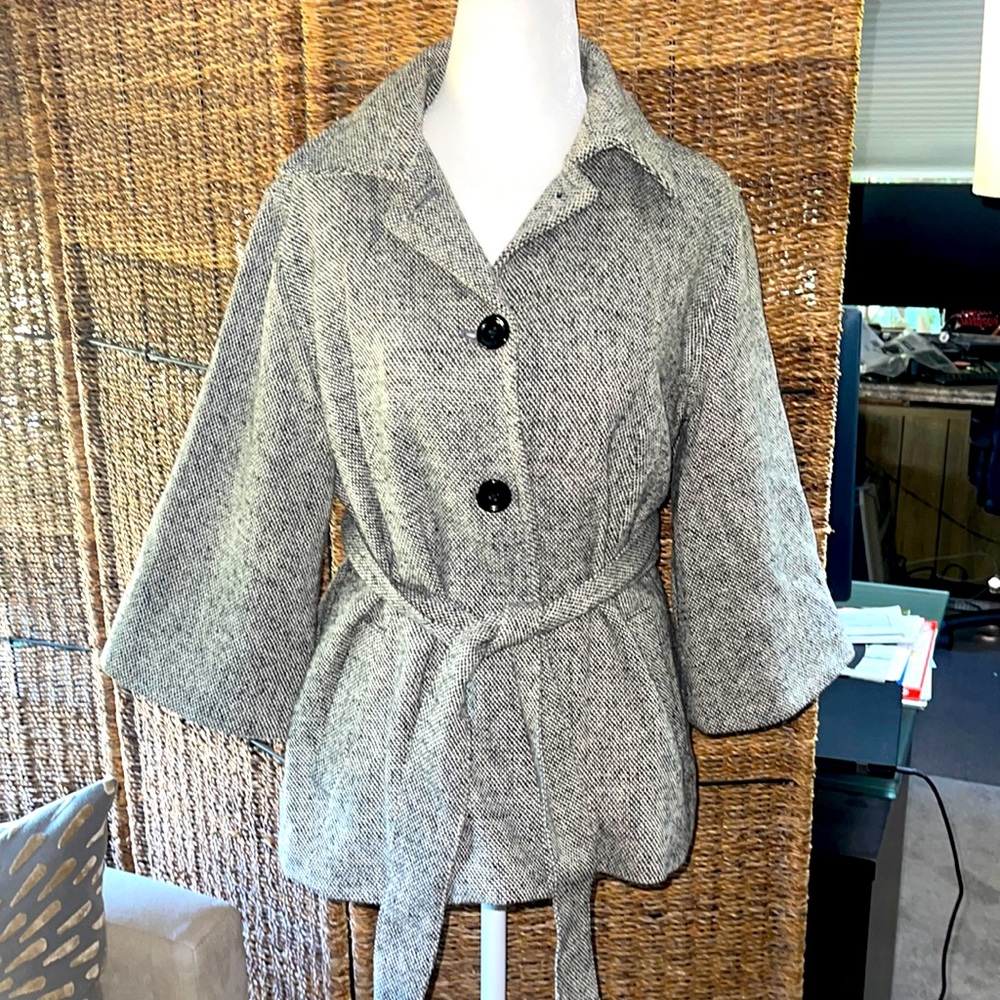 Gap Tweed Belted Jacket